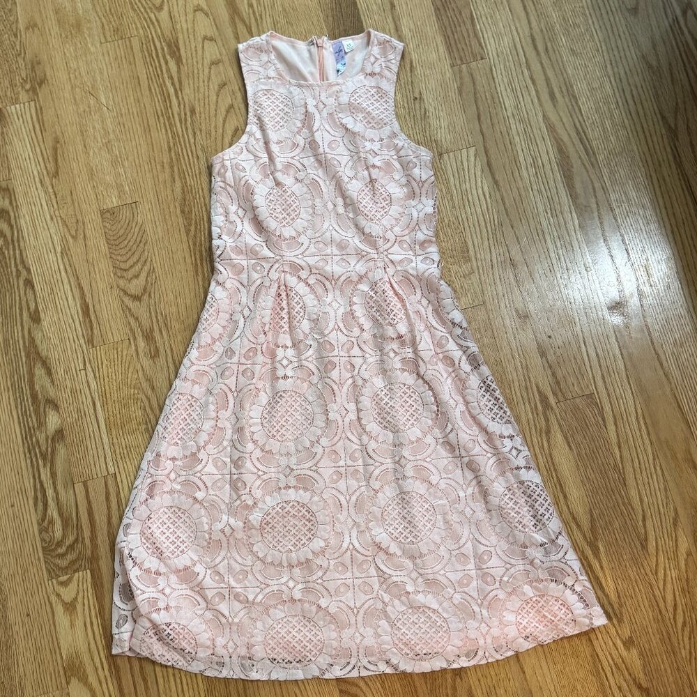 Alya Pink Lace Dress - Size XS